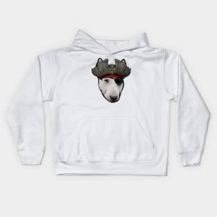 Bull Terrier Pirate Kids Hoodie